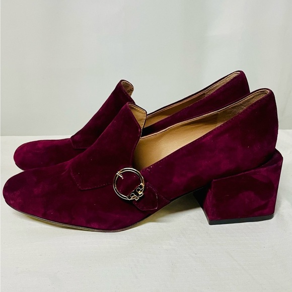 Tory Burch Tess suede block heels in Great Condition - Picture 3 of 11